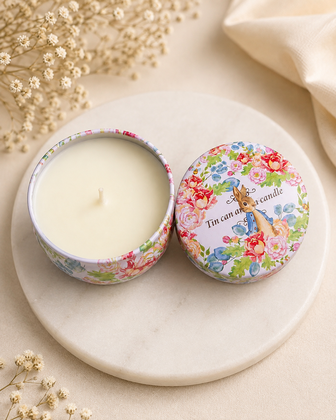 Floral Bunny Garden Scented Candle