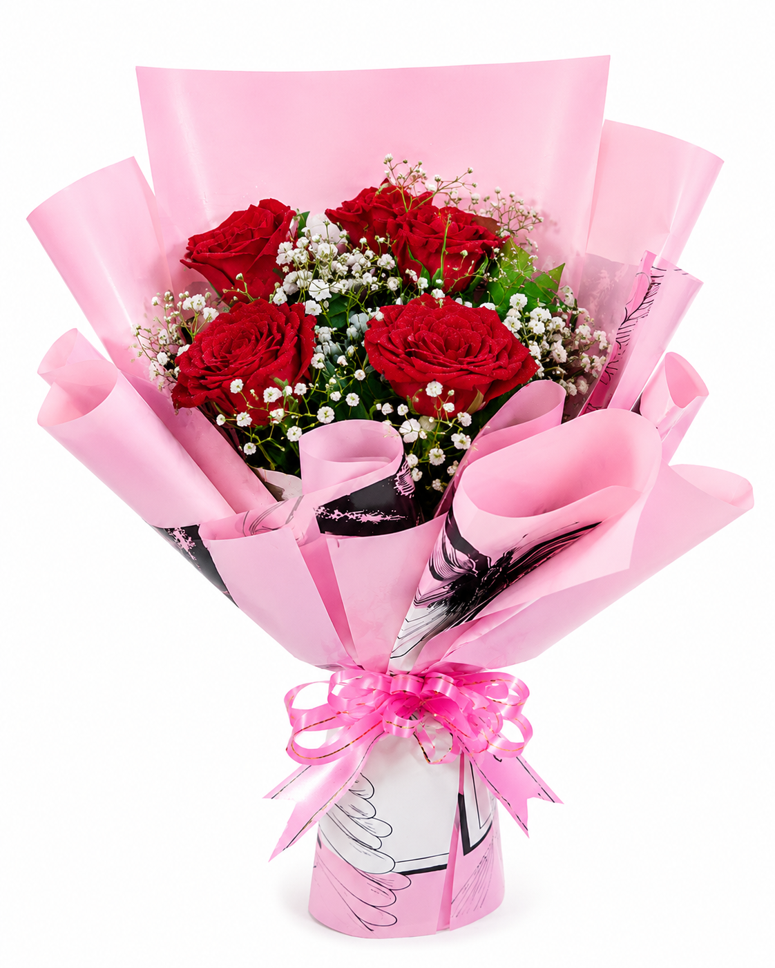 Pink Romance Rose Bouquet 🌹💗