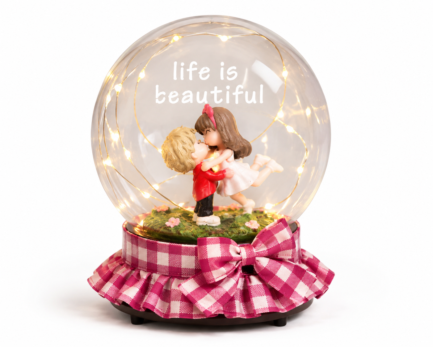 Romantic LED Love Snow Globe