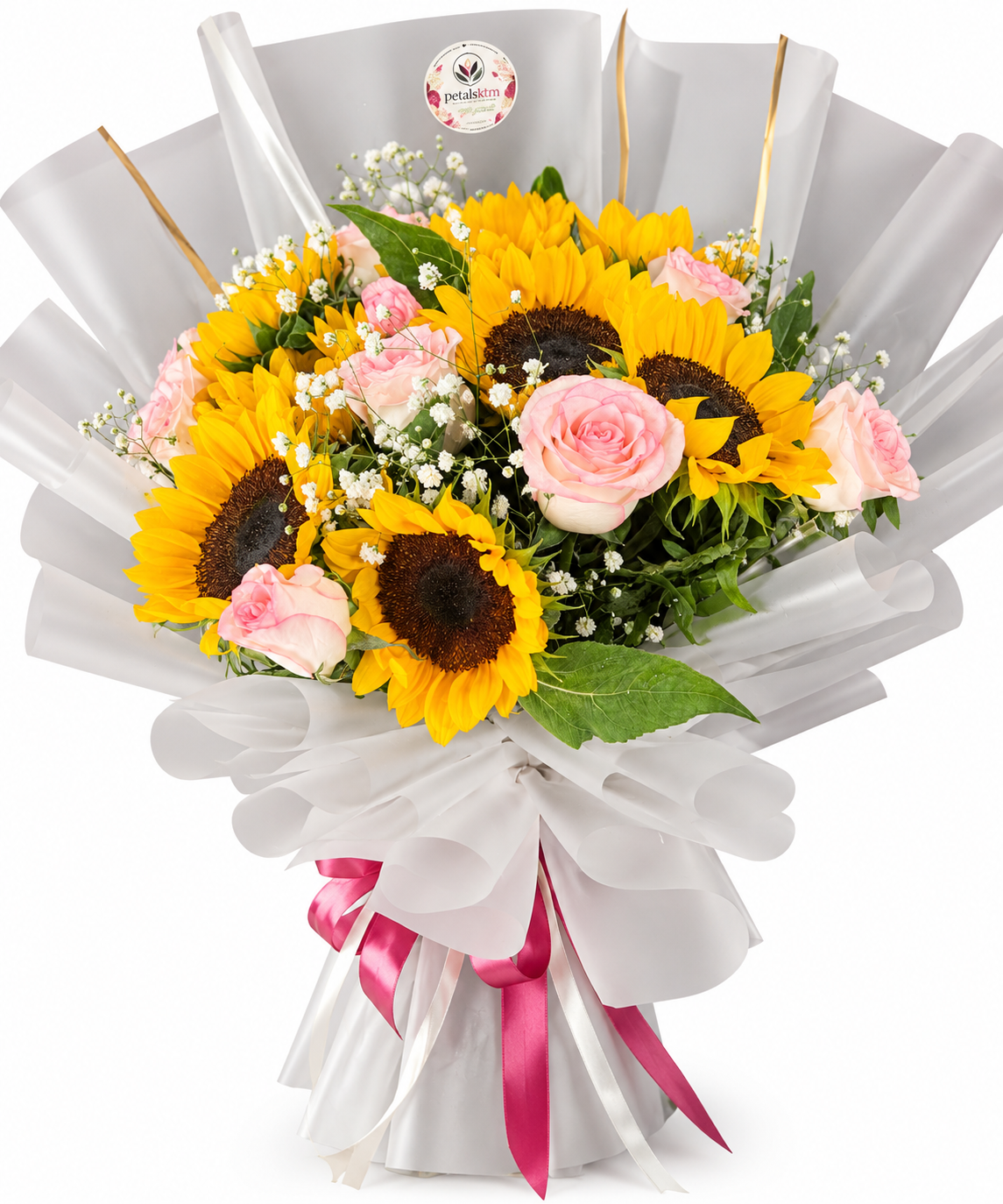 🌻 Sunshine Blush Bouquet