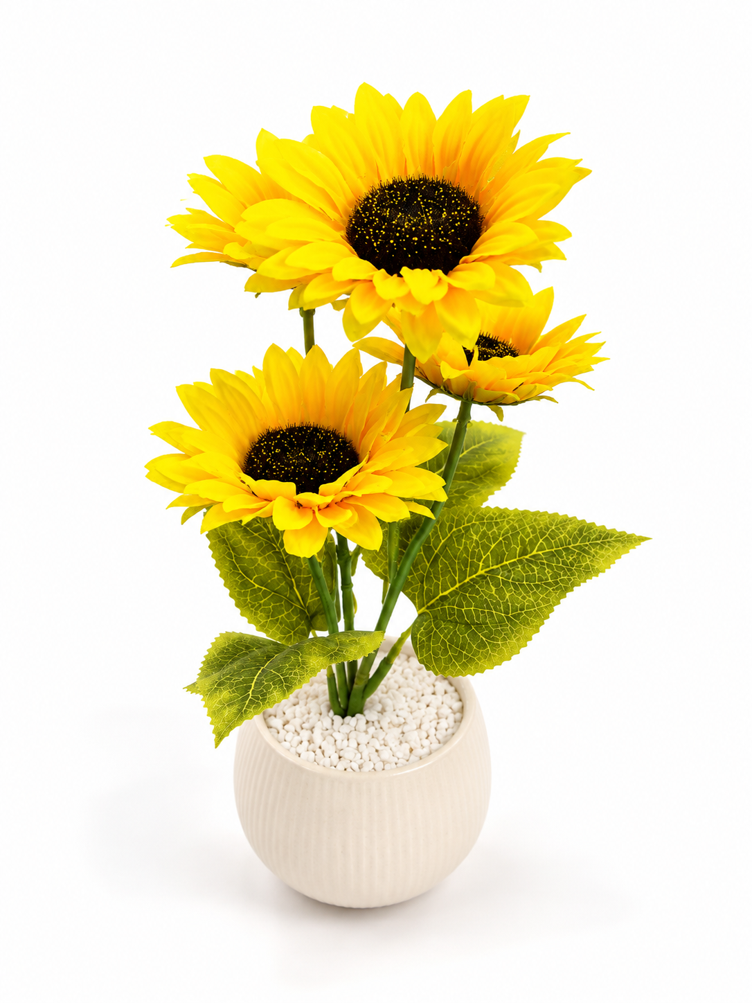 Golden Sunflower Glow Pot