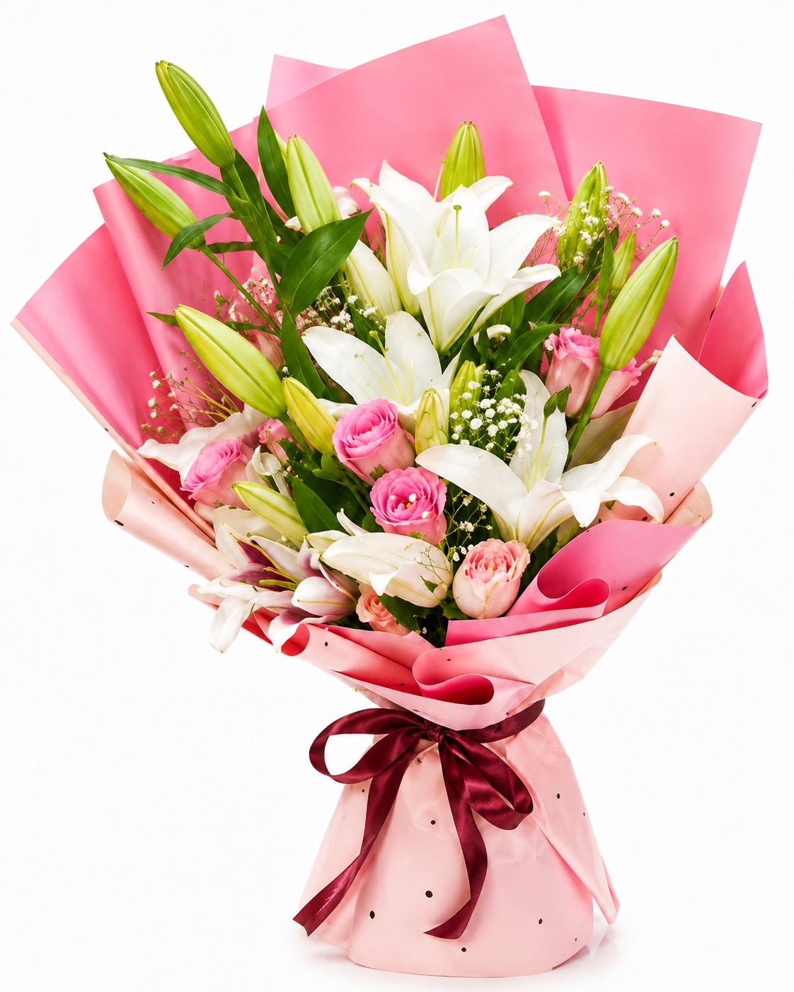 Pink Lily Romance Bouquet 🌸💗